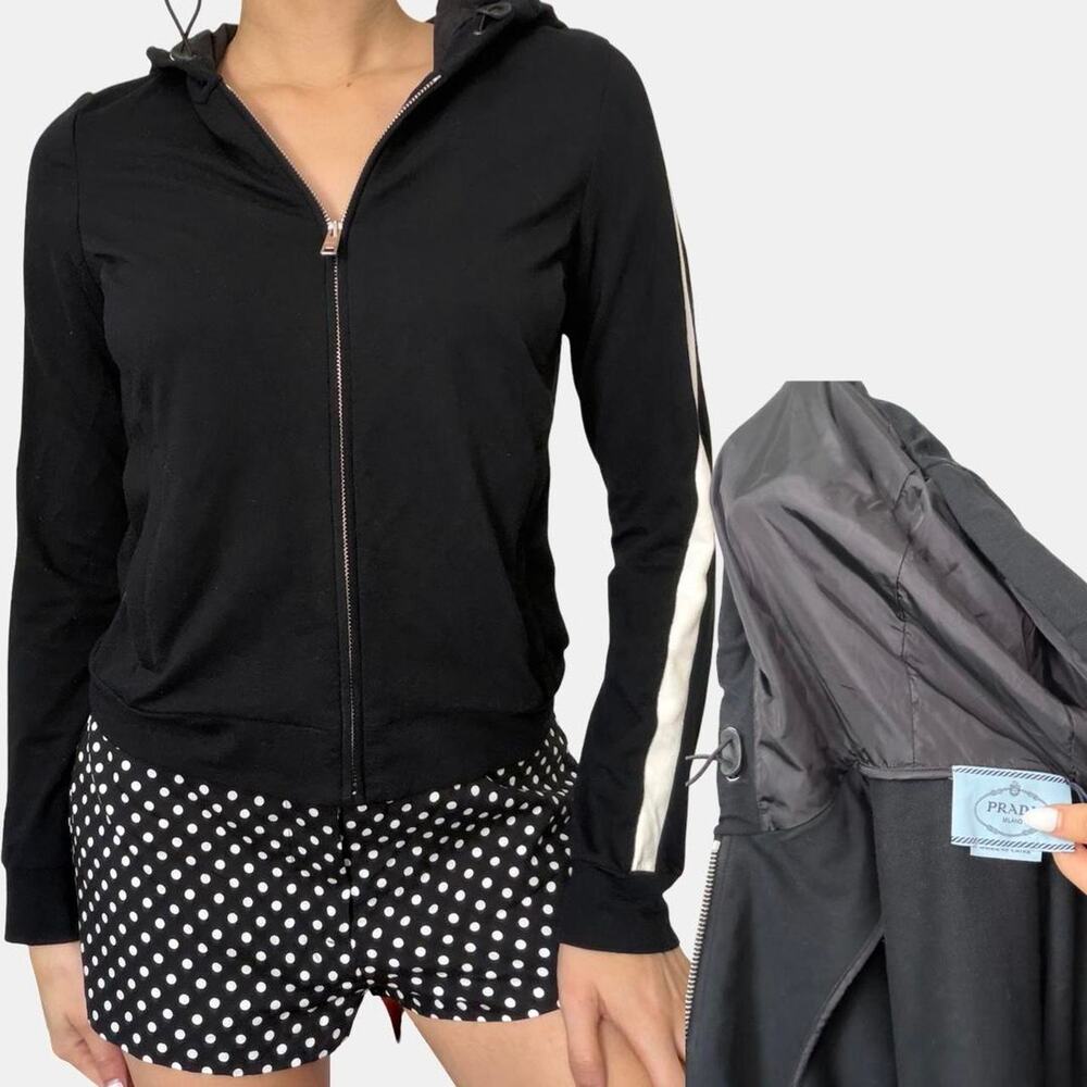 Authentic prada cropped sporty jacket